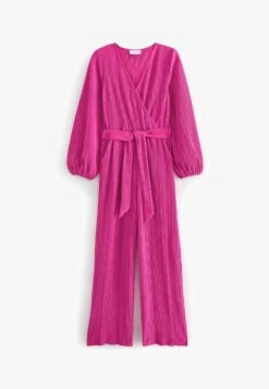 Next LONG SLEEVE PLISSÃ - Jumpsuit - Pink