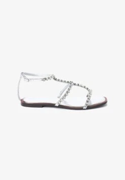 Next JEWELLED GLADIATOR STANDARD - Riemensandalette - Silver