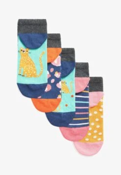 Next 5 PACK - Socken - Black Leopard Print