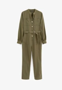 Next STYLE BELTED STANDARD - Jumpsuit - Khaki Green -Next 2fded940c21d4bdd857333f74e14d40c