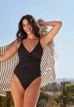 Next PADDED WIRED TUMMY CONTROL STANDARD - Badeanzug - Black -Next 2fe5107eac0c4a62a219c0b1a20f8baa