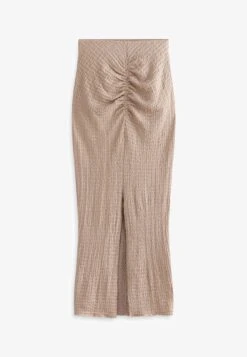 Next TEXTURE RUCHED FRONT MIDI STANDARD - Maxirock - Stone Natural 9 Next TEXTURE RUCHED FRONT MIDI STANDARD - Maxirock - Stone Natural -Next 3005a96f17a6412180c27ac7b519732c