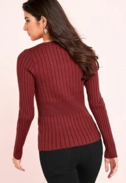 Next TWIST NECK STANDARD - Strickpullover - Red -Next 31399eda5128447cbd875e40e3491f19 1