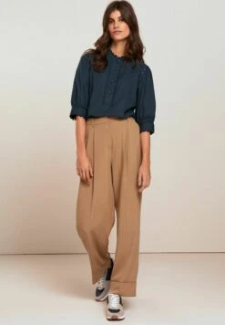 Next SLEEVE BUTTON DETAIL STANDARD - Bluse - Navy Blue