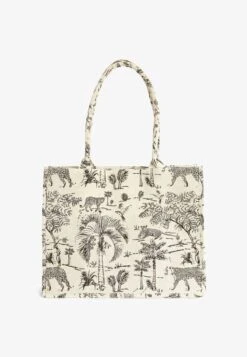 Next JACQUARD STANDARD - Shopping Bag - Neutral Palm Print 11 Next JACQUARD STANDARD - Shopping Bag - Neutral Palm Print -Next 34c35502253444679a765aa0ea1099d4