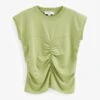 Next CORSET DETAIL RUCHED STANDARD - T-Shirt Basic - Sage Green
