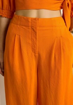 Next WIDE LEG STANDARD - Stoffhose - Orange -Next 36591fdac6d24c4abaa2375d35becf6b