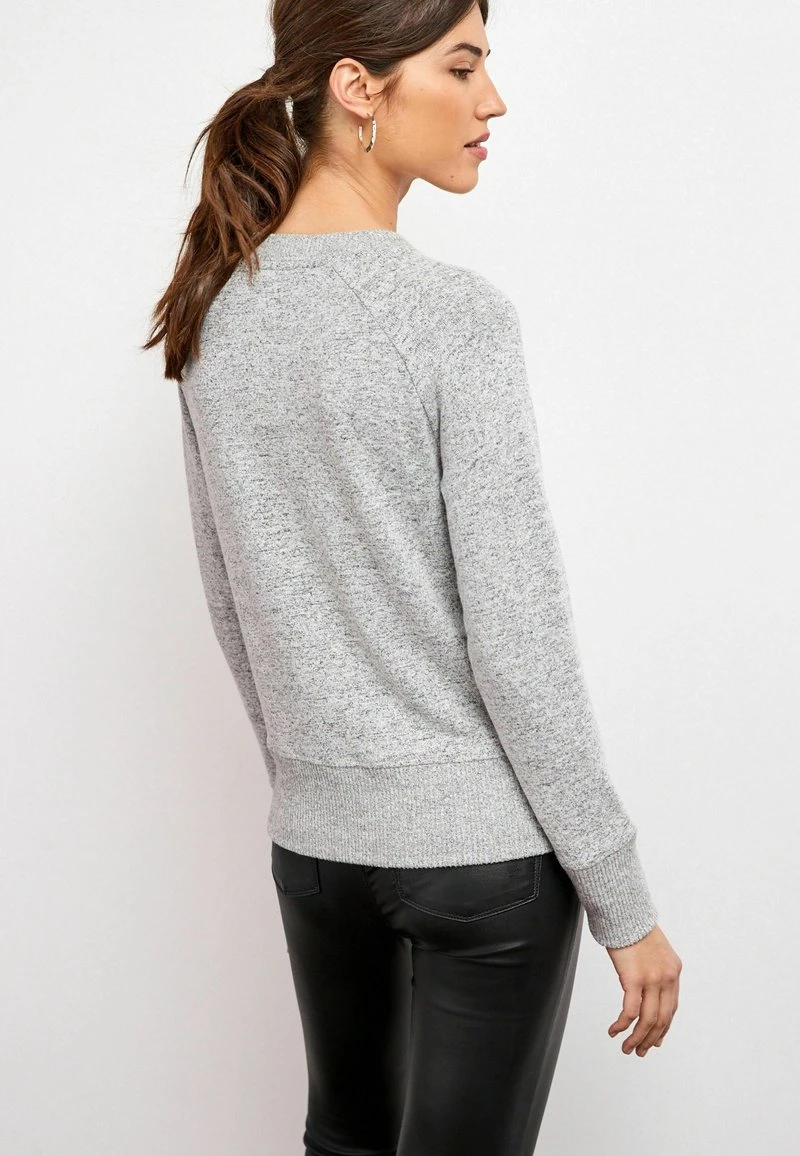 Next LONG SLEEVE COSY LIGHTWEIGHT - Strickpullover - Grey 6 Next LONG SLEEVE COSY LIGHTWEIGHT - Strickpullover - Grey – Bild 6