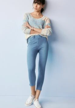 Next CROPPED - Jeggings - Bleach Blue