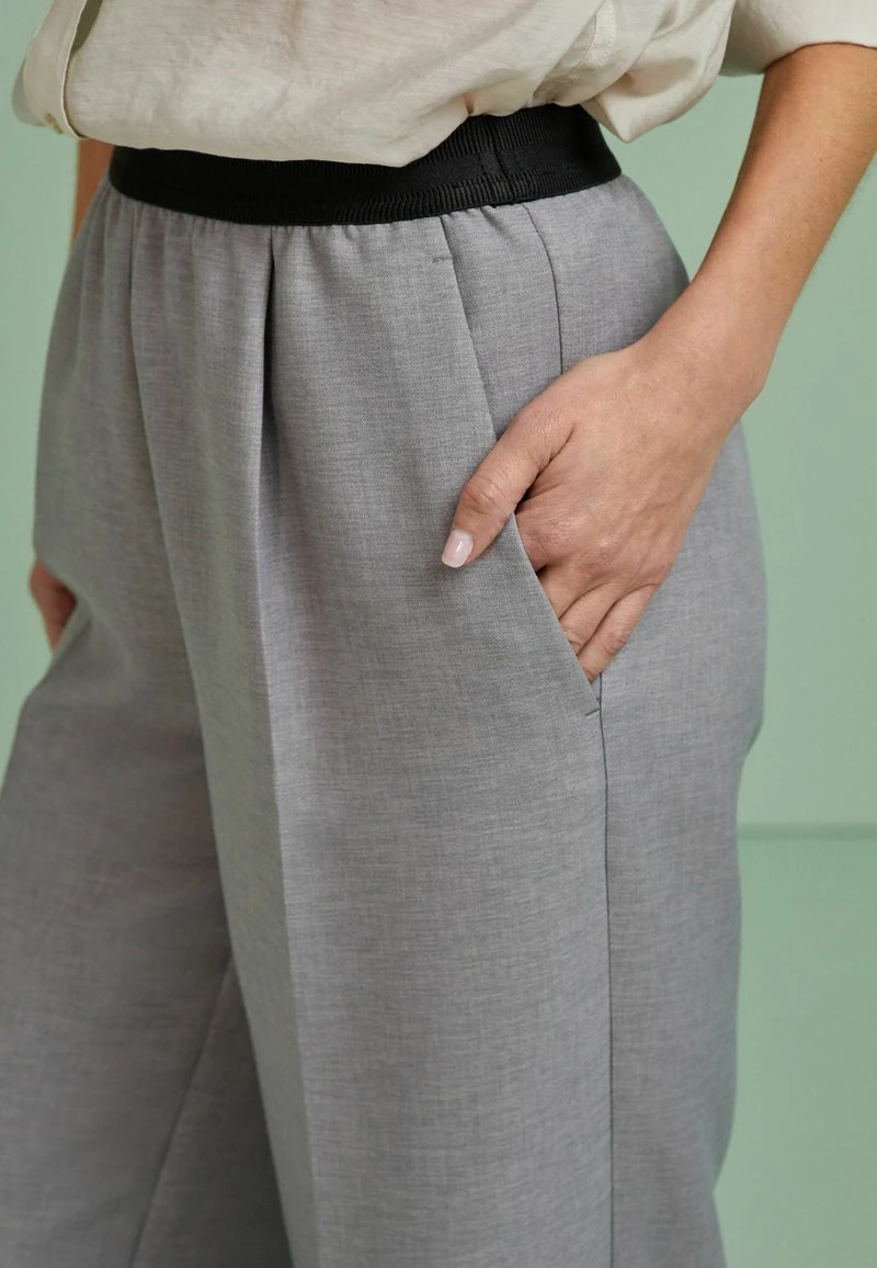 Next WAISTBAND DETAIL - Stoffhose - Grey 3 Next WAISTBAND DETAIL - Stoffhose - Grey – Bild 3