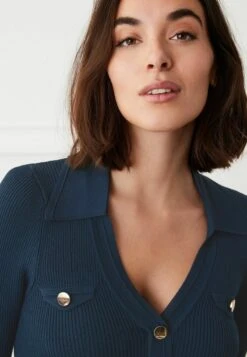 Next UTILITY BUTTON DETAIL PETITE - Strickjacke - Navy Blue -Next 3964ac782e6743dc9479c02ede2212d1