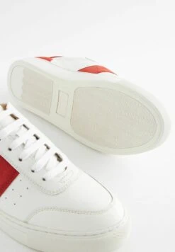 Next CHUNKY - Sneaker Low - White/red -Next 3cf95af068da44719c6fc9ab7f759a02