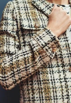 Next TWEED STANDARD - Leichte Jacke - Yellow -Next 40de8c73ed414bb685905a7c85bd1bee