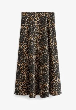 Next PANELLED MIDI TEXTURED STANDARD - Maxirock - Animal Print