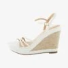 Next FOREVER COMFORT PLAIT - Keilsandalette - White