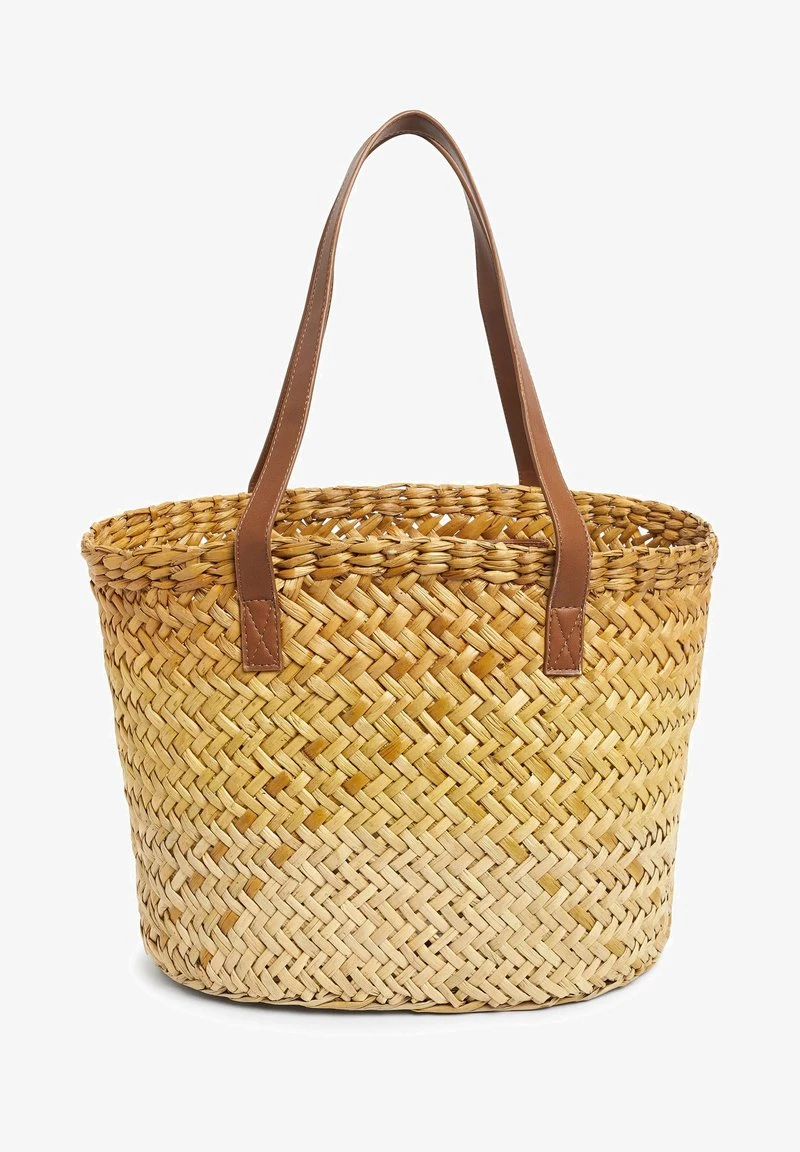 Next OMBRE WEAVE BASKET - Handtasche - Natural Ochre Yellow 2 Next OMBRE WEAVE BASKET - Handtasche - Natural Ochre Yellow – Bild 2