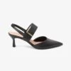 Next FOREVER COMFORT HARDWARE SLINGBACK - Pantolette Hoch - Black