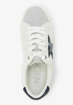 Next FOREVER COMFORT® DOUBLE STAR STANDARD - Sneaker Low - White Blue -Next 4409b2aac71c4e5c944a754b1b812eb8