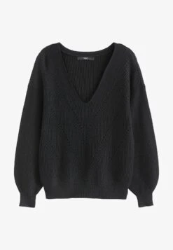 Next V-NECK - Strickpullover - Green -Next 441a0ead5ae14a1a9bf1a0a2febb84a6