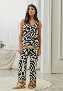 Next Nachtwäsche Set - Monochrome Abstract