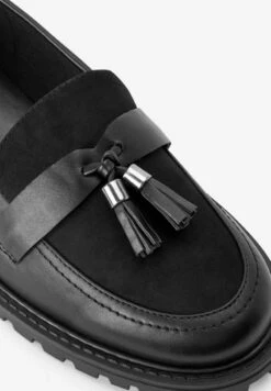 Next FOREVER COMFORT TASSEL DETAIL CLEATED - Slipper - Black -Next 49bd1e3064444d9580e8ad5555fc21f9