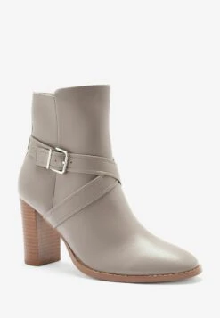 Next FOREVER COMFORT® BUCKLE DETAIL STANDARD - Cowboy-/Bikerstiefelette - Grey -Next 49e7cac9fb5b4fcc8469b3b931b4e1f9