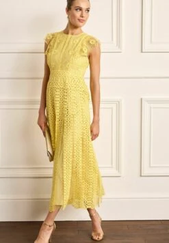 Next SHORT SLEEVE OCCASION - Maxikleid - Yellow