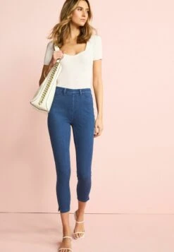 Next CROPPED - Jeggings - Dark Blue Denim -Next 4ae3515b82a5453ab4a105a1e2cc5e4b 1