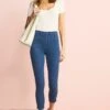 Next CROPPED - Jeggings - Dark Blue Denim