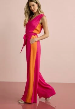 Next PANEL DETAIL BELTED - Jumpsuit - Pink Orange