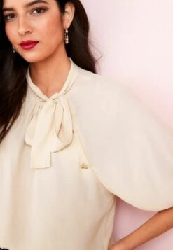 Next SHORT SLEEVE STANDARD - Bluse - Cream Floral -Next 4b87be681f074b20b6515900dc1fd891