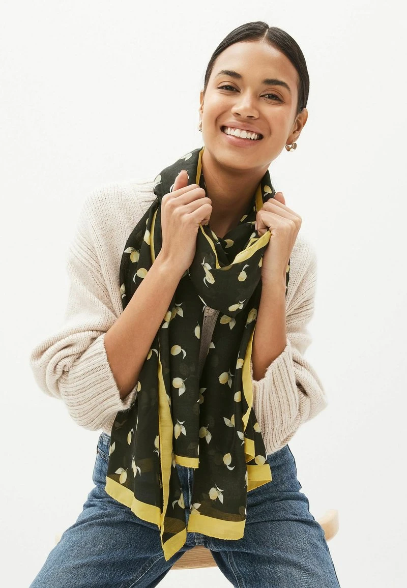 Next LEMON PRINT LIGHTWEIGHT STANDARD - Schal - Navy 3 Next LEMON PRINT LIGHTWEIGHT STANDARD - Schal - Navy – Bild 3