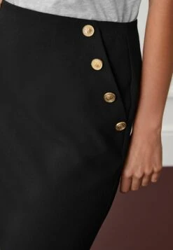Next TAILORED BUTTON DETAIL STANDARD - A-Linien-Rock - Black 9 Next TAILORED BUTTON DETAIL STANDARD - A-Linien-Rock - Black -Next 4dba3077743d4c46bf7611e7af9bbb45