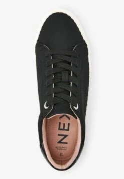 Next FOREVER COMFORT SCALLOP SOLE DETAIL STANDARD - Sneaker Low - Black -Next 4e7e4e5ac9c142e48c6a8797086a7038