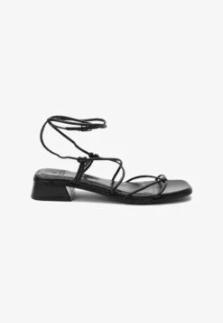Next FOREVER COMFORT KNOT DETAIL ANKLE STRAP STANDARD - Riemensandalette - Silver -Next 4ede8654aa2c41568c7d1c51c823c223