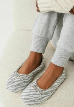 Next ANIMAL PRINT - Riemensandalette - Grey Zebra