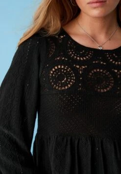 Next CROCHET BRODERIE PEPLUM STANDARD - Strickpullover - Black 8 Next CROCHET BRODERIE PEPLUM STANDARD - Strickpullover - Black -Next 4f447c4a24014c07bbdd0f7b2ac97bdf