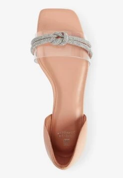 Next BLING PEEP TOE FLAT STANDARD - Riemensandalette - Clear -Next 4f57002745744c86acd067acb5a38dfe