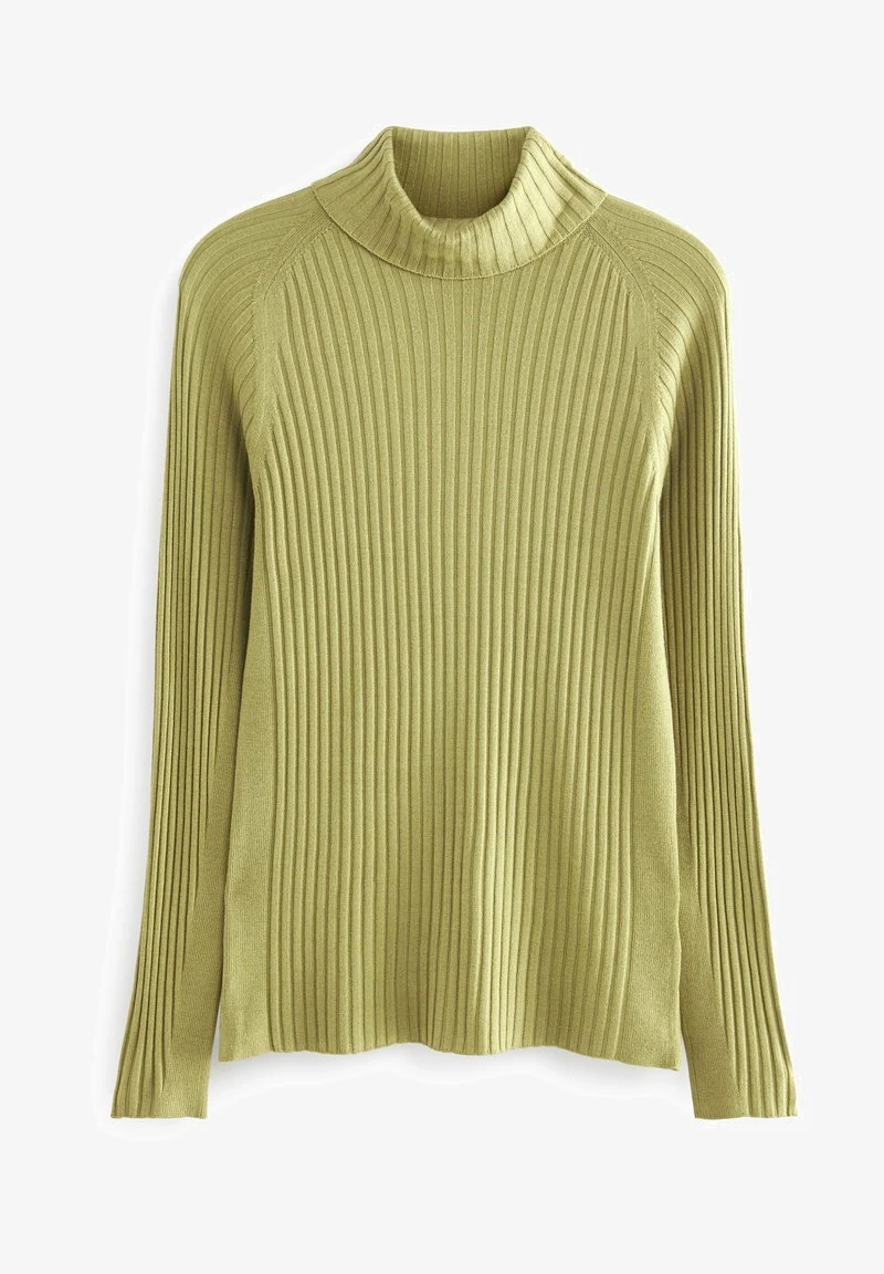 Next DETAIL ROLL NECK - Strickpullover - Green 4 Next DETAIL ROLL NECK - Strickpullover - Green – Bild 4