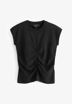 Next CORSET DETAIL RUCHED STANDARD - T-Shirt Basic - Sage Green -Next 501b41d689b74ea3a5f5c543eb6dfe42