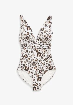 Next TAN SPOT PLUNGE - Badeanzug - Tan Brown -Next 5394e20dcbe848338da5456c5517b582