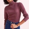 Next LONG SLEEVE ROLL NECK STANDARD - Strickpullover - Red