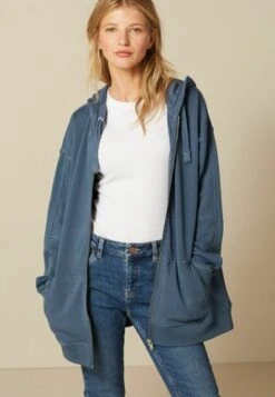 Next ELEVATED ZIP THROUGH STANDARD - Sweatjacke - Indigo Blue -Next 549134aaa50045538e86e19bb80d3893