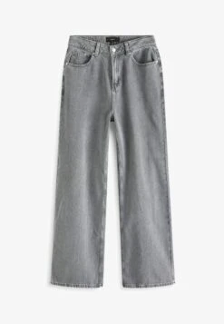 Next TENCEL WIDE LEG STANDARD - Flared Jeans - Grey -Next 556f97a9d3904ebda7467ae42e14084e
