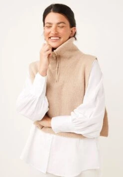 Next HALF ZIP LAYER STANDARD - Cape - Oatmeal Cream -Next 574cc65fd55a415c9ea45cf29c25b799 1