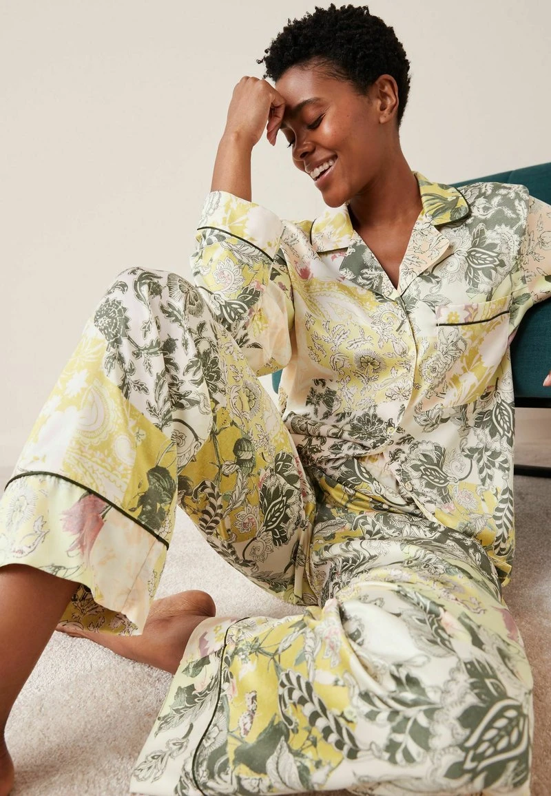 Next STANDARD - Nachtwäsche Set - Green Floral Patchwork 5 Next STANDARD - Nachtwäsche Set - Green Floral Patchwork – Bild 5