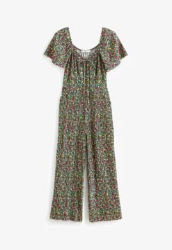 Next SHORT SLEEVES PLISSE STANDARD - Jumpsuit - Black -Next 5778a58c3aad45648dc8a4c34739edf6