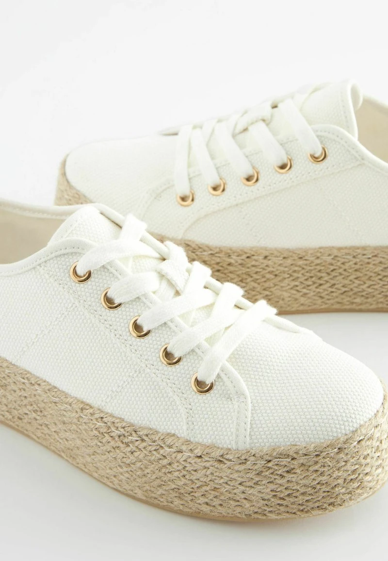 Next FOREVER COMFORT FLATFORM - Espadrille - White 5 Next FOREVER COMFORT FLATFORM - Espadrille - White – Bild 5