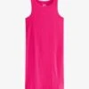 Next RACER NECK - Etuikleid - Bright Pink