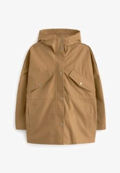 Next UTILITY RAIN WITH ADJUSTABLE WAIST STANDARD - Regenjacke / Wasserabweisende Jacke - Deep Camel Brown -Next 5e29f3f7a49448f6a563aa5ebcb6aac7